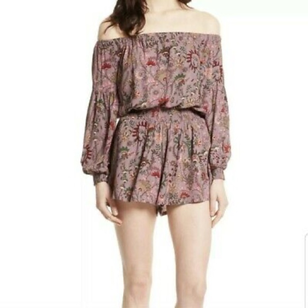 Free People Mauve Romper